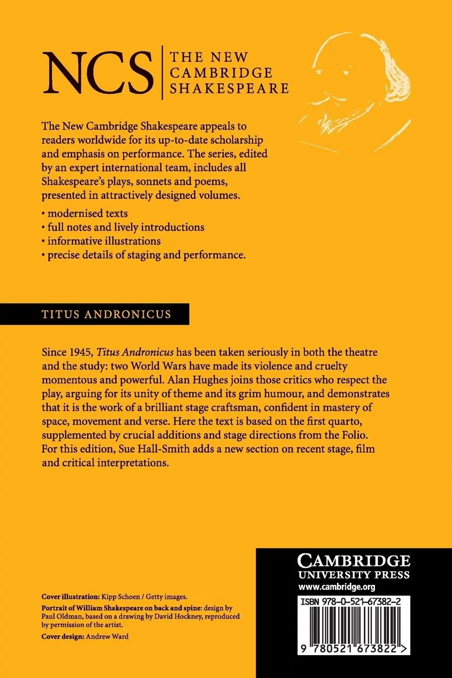 Rückseite: 9780521673822 | NCS | Titus Andronicus 2ed | William Shakespeare | Taschenbuch | 2017