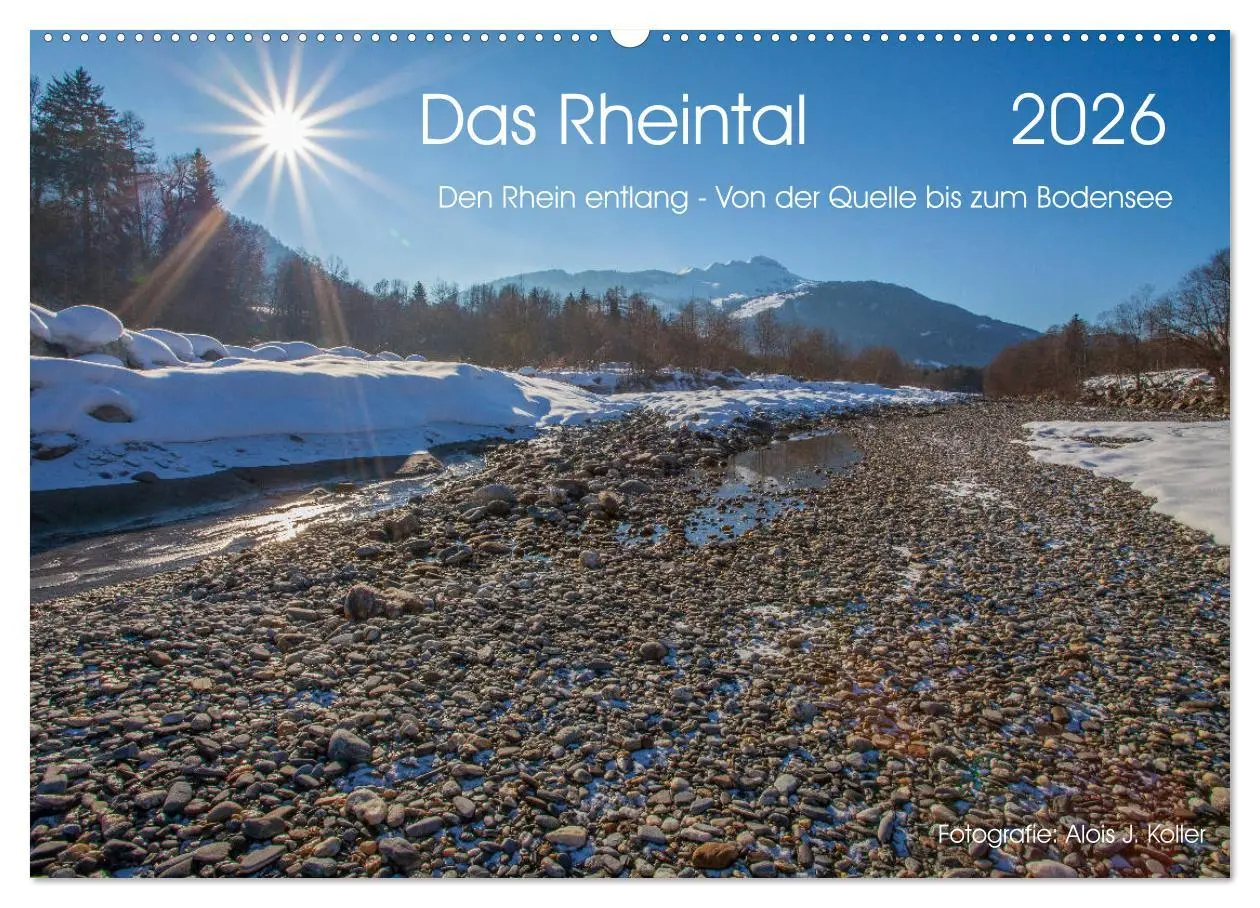 Cover: 9783457883822 | Das Rheintal 2026 (Wandkalender 2026 DIN A2 quer), CALVENDO...