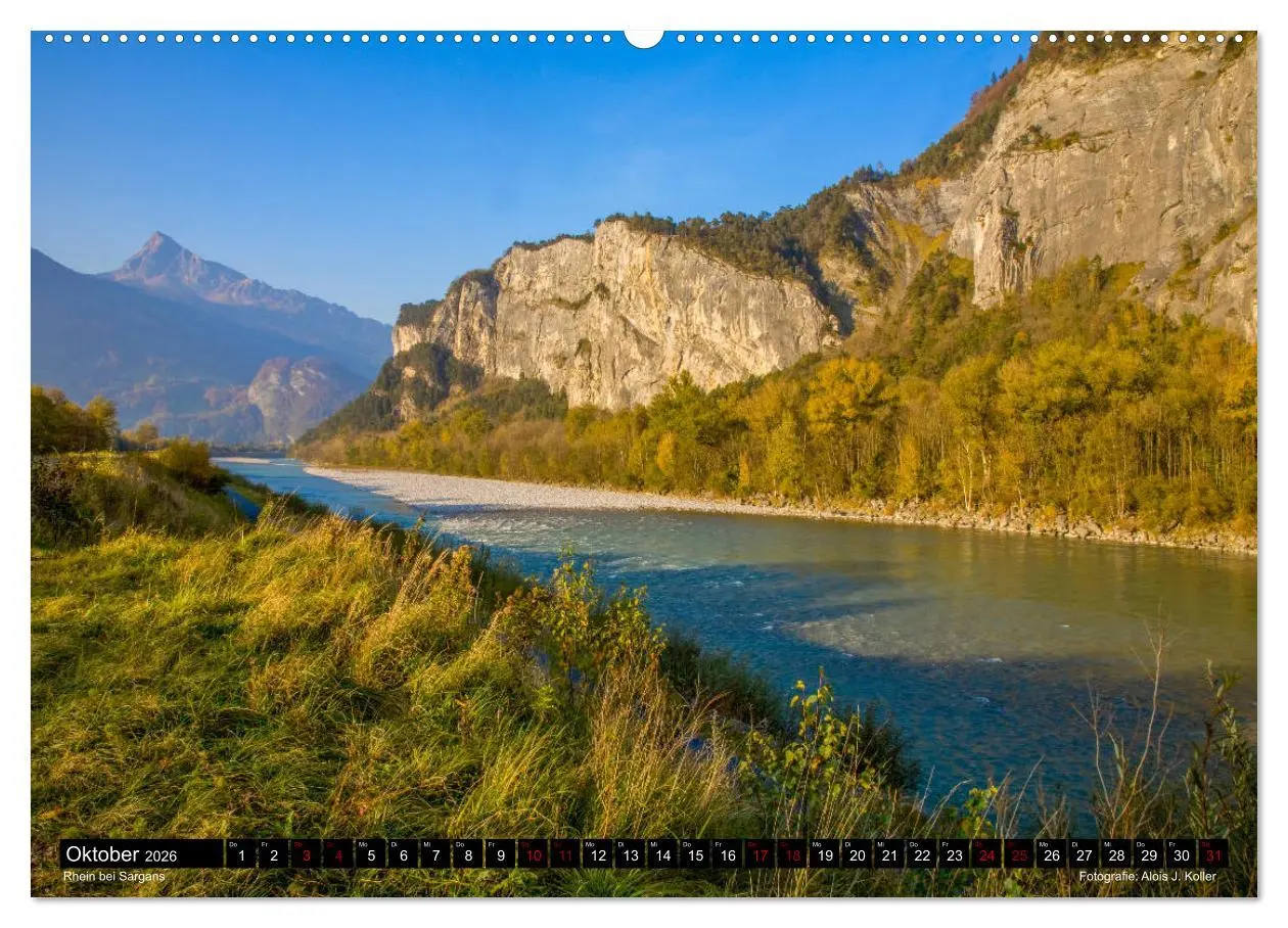 Bild: 9783457883822 | Das Rheintal 2026 (Wandkalender 2026 DIN A2 quer), CALVENDO...