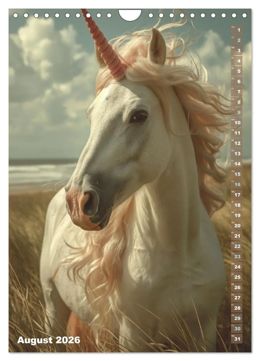 Bild: 9783516283822 | Märchenhafte Einhornreise - Ein Jahr voller Magie (Wandkalender...