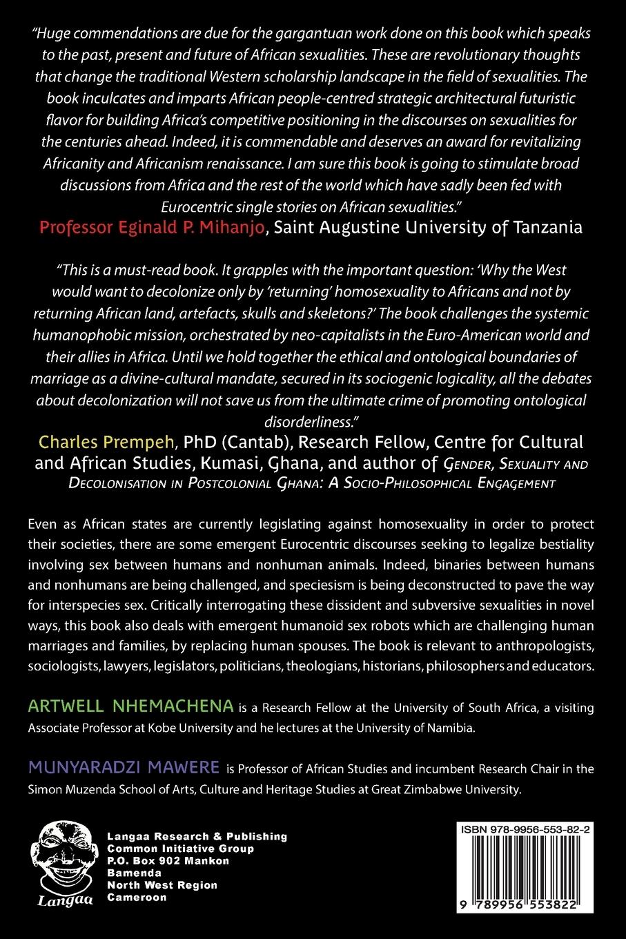 Rückseite: 9789956553822 | Special Sexual Operations? | Artwell Nhemachena (u. a.) | Taschenbuch