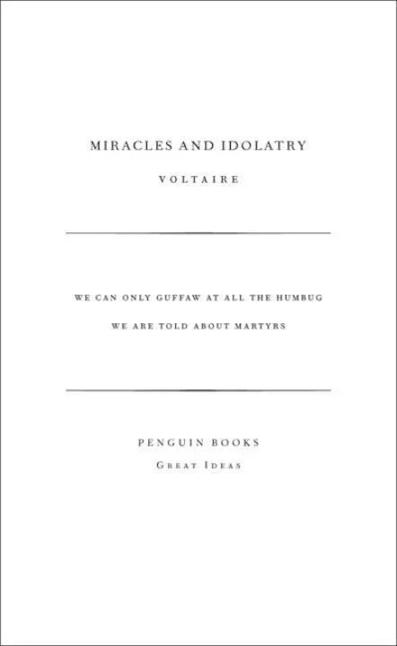 Cover: 9780141023922 | Miracles and Idolatry | Voltaire | Taschenbuch | Englisch | 2005