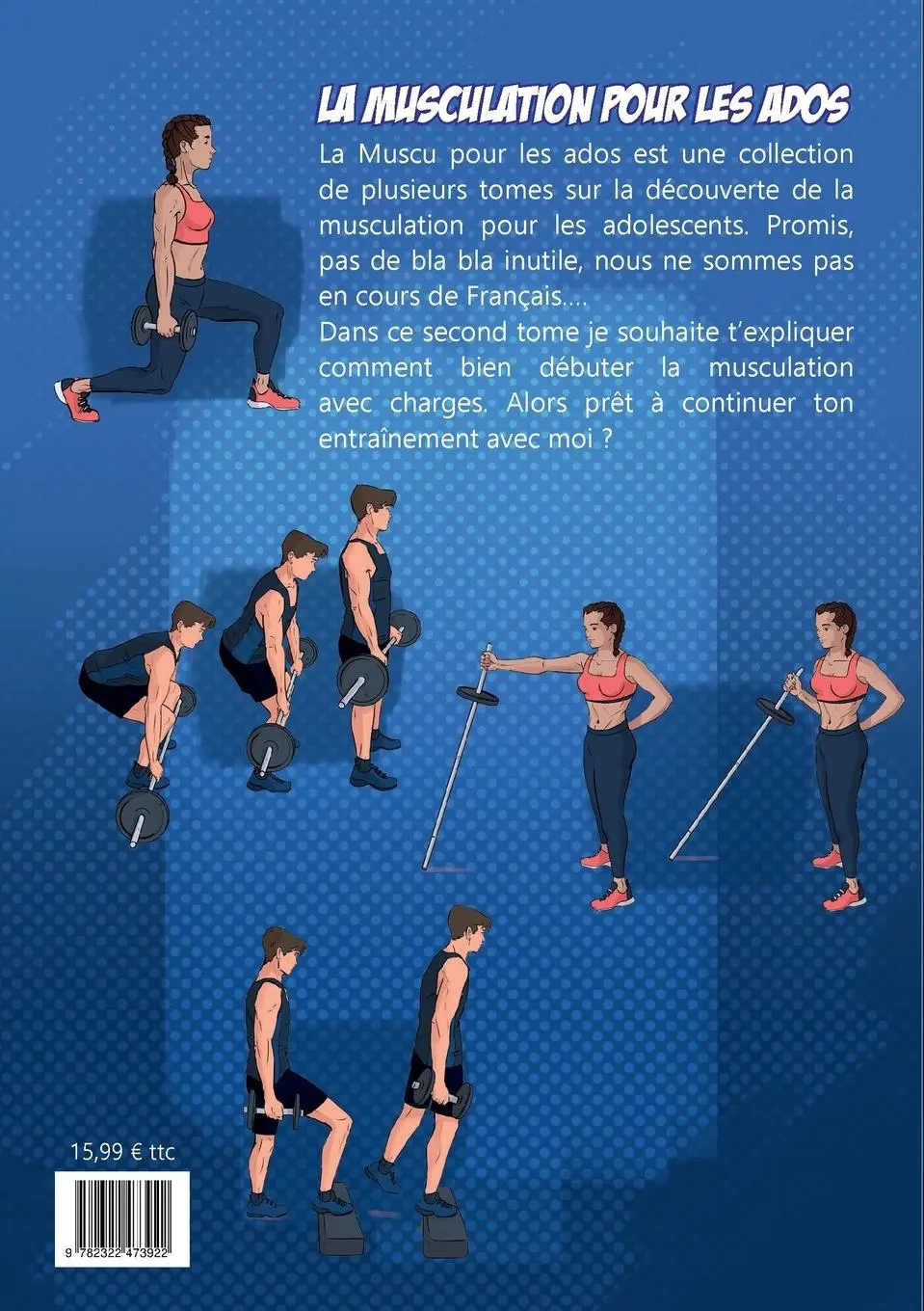Rückseite: 9782322473922 | La Muscu pour les Ados | Tome 2 | Stéphane Rey | Taschenbuch | 2023