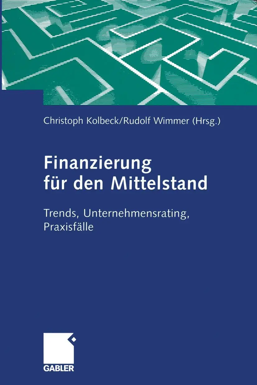 Cover: 9783322823922 | Finanzierung für den Mittelstand | Rudolph Wimmer (u. a.) | Buch