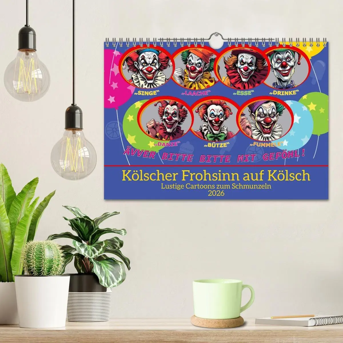 Bild: 9783516653922 | Kölscher Frohsinn auf Kölsch (Wandkalender 2026 DIN A4 quer),...