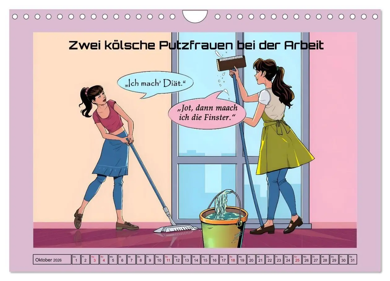 Bild: 9783516653922 | Kölscher Frohsinn auf Kölsch (Wandkalender 2026 DIN A4 quer),...