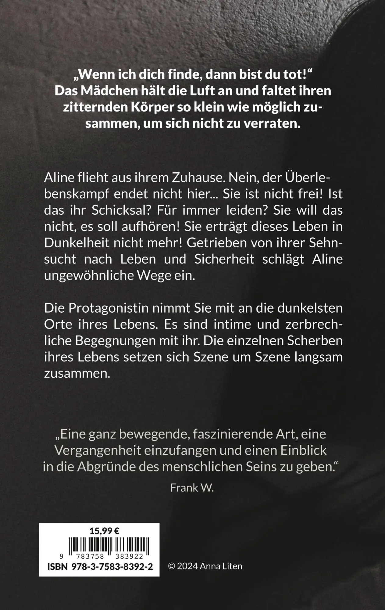 Rückseite: 9783758383922 | Es war einmal all das | Roman | Anna Liten | Taschenbuch | 354 S.