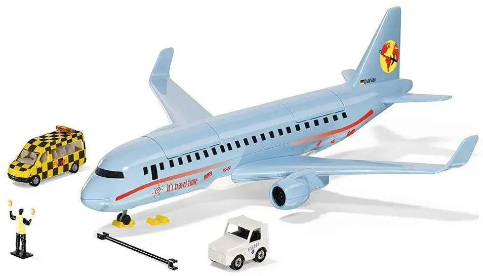 Cover: 4006874054022 | SIKU 5402 - Verkehrsflugzeug mit Zubehör, Flugzeug | 5402 | Deutsch