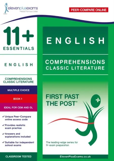 Cover: 9781912364022 | 11+ Essentials English Comprehensions: Classic Literature Book 1