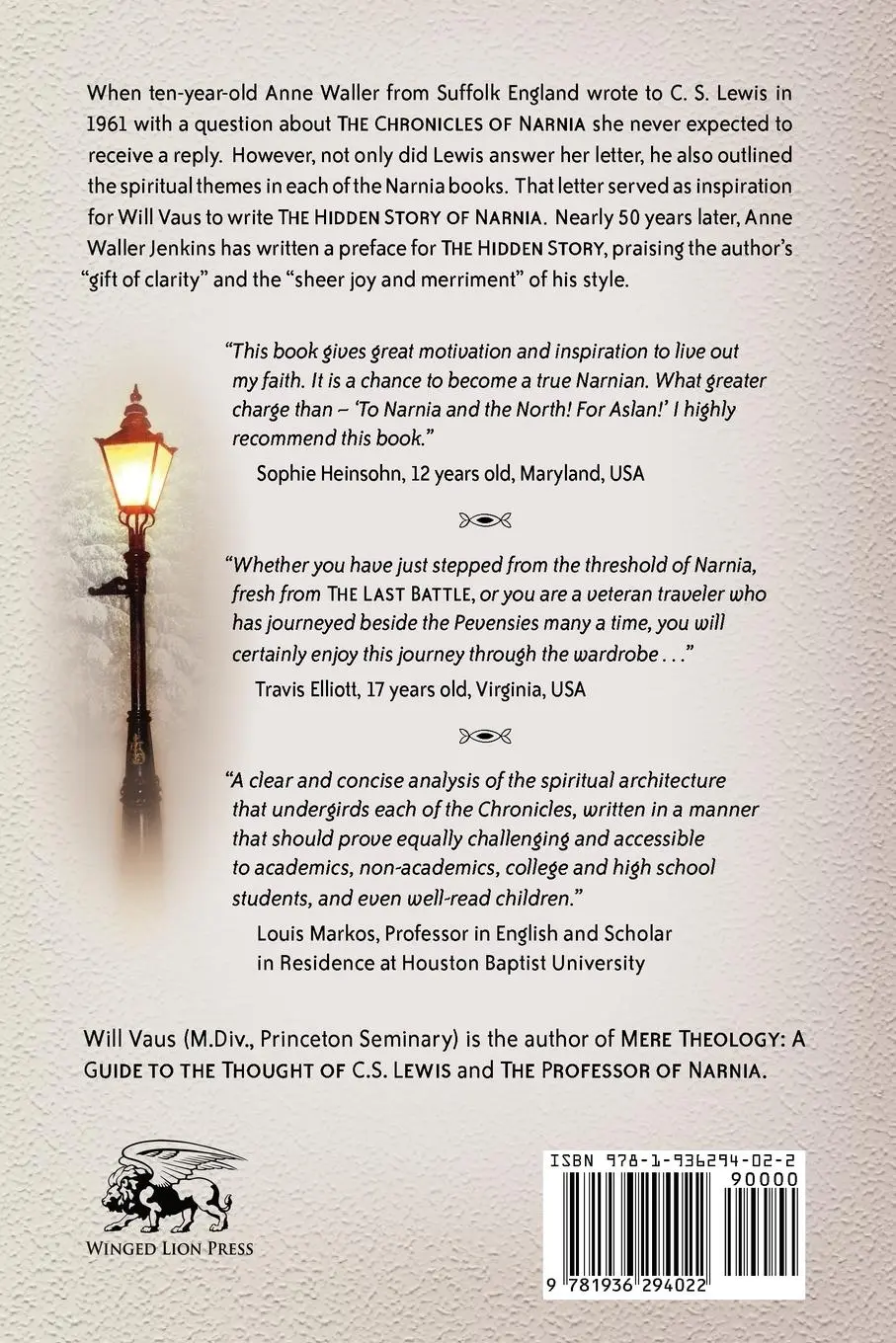 Rückseite: 9781936294022 | The Hidden Story of Narnia | Will Vaus | Taschenbuch | Englisch | 2010