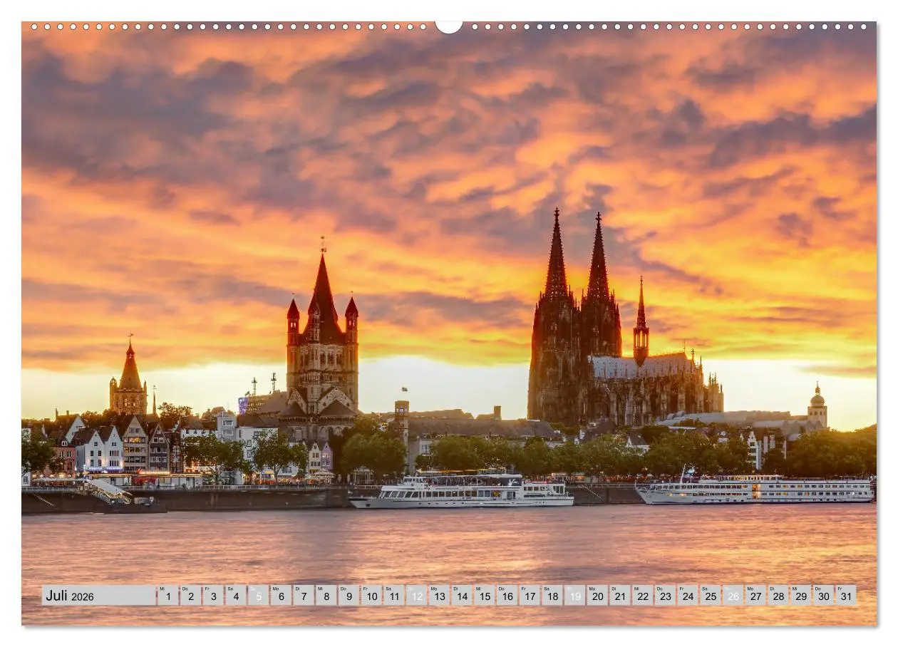 Bild: 9783457454022 | Wunderschönes Köln (hochwertiger Premium Wandkalender 2026 DIN A2...