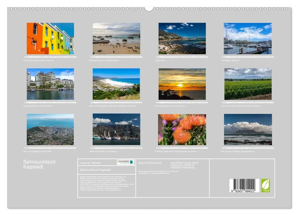 Bild: 9783457694022 | Sehnsuchtsort Kapstadt (hochwertiger Premium Wandkalender 2026 DIN...