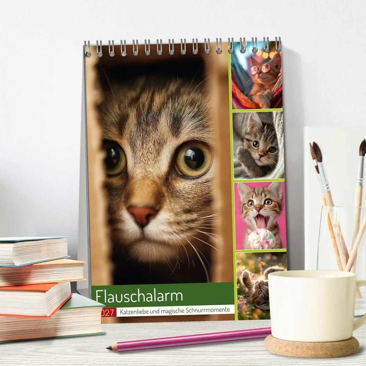 Bild: 9783516784022 | Flauschalarm (Tischkalender 2027 DIN A5 hoch), CALVENDO Monatskalender
