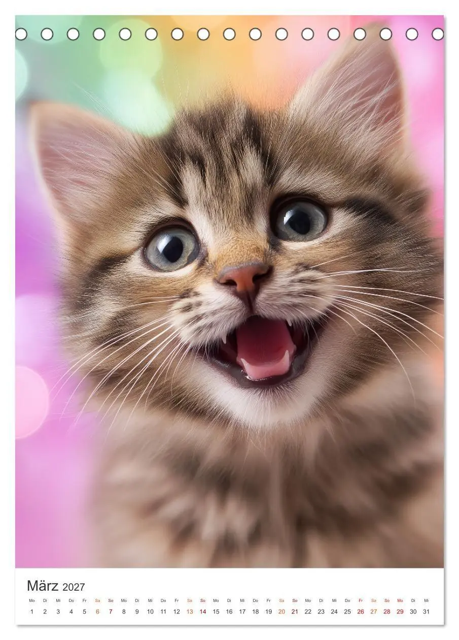 Bild: 9783516784022 | Flauschalarm (Tischkalender 2027 DIN A5 hoch), CALVENDO Monatskalender