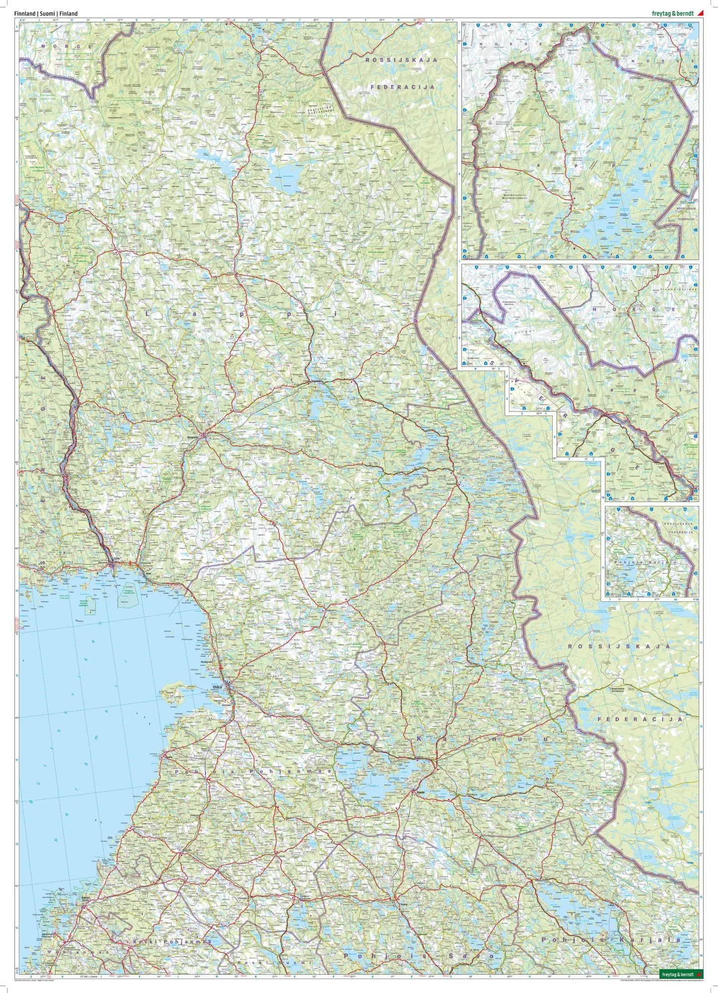 Bild: 9783707924022 | freytag &amp; berndt Straßenkarte Finnland 1:500.000 | Freytag &amp; Berndt