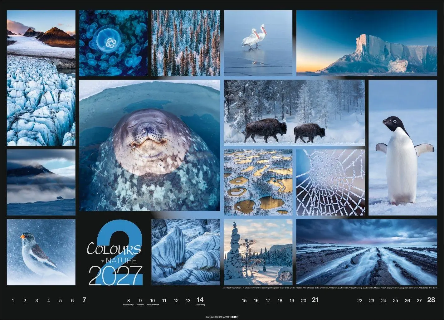 Bild: 9783839904022 | Colours of Nature Kalender 2027 | Kalender | Spiralbindung | 14 S.