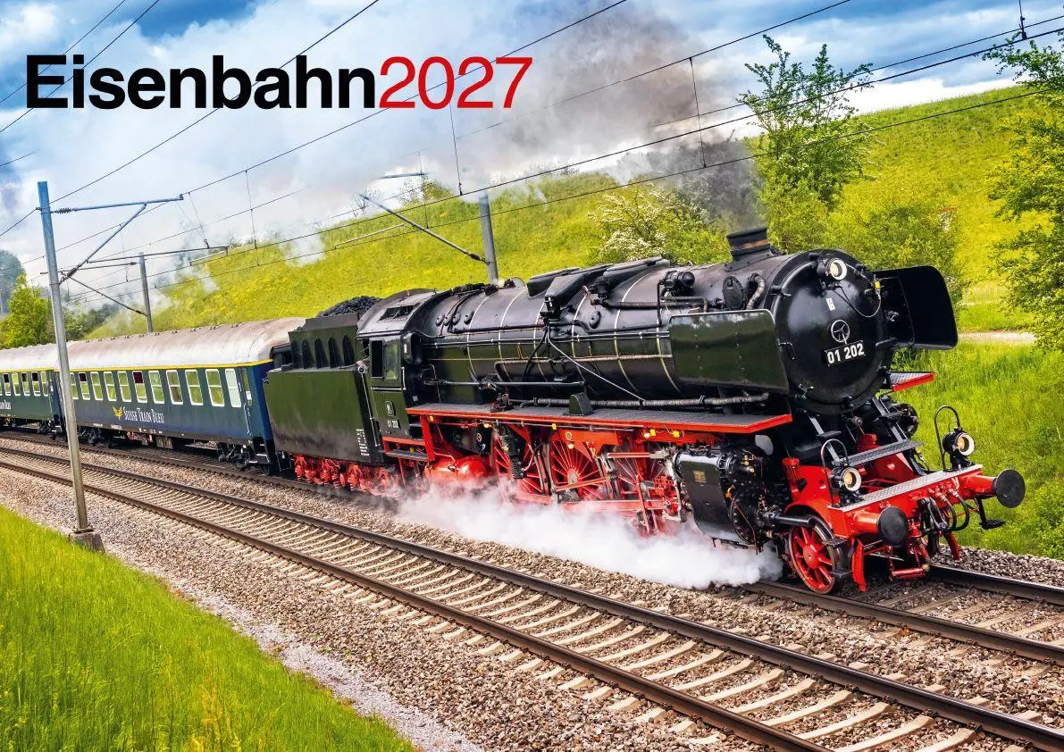 Cover: 9798893614022 | Eisenbahn Kalender 2027 - Der Eisenbahnkalender | Blaustein | Kalender