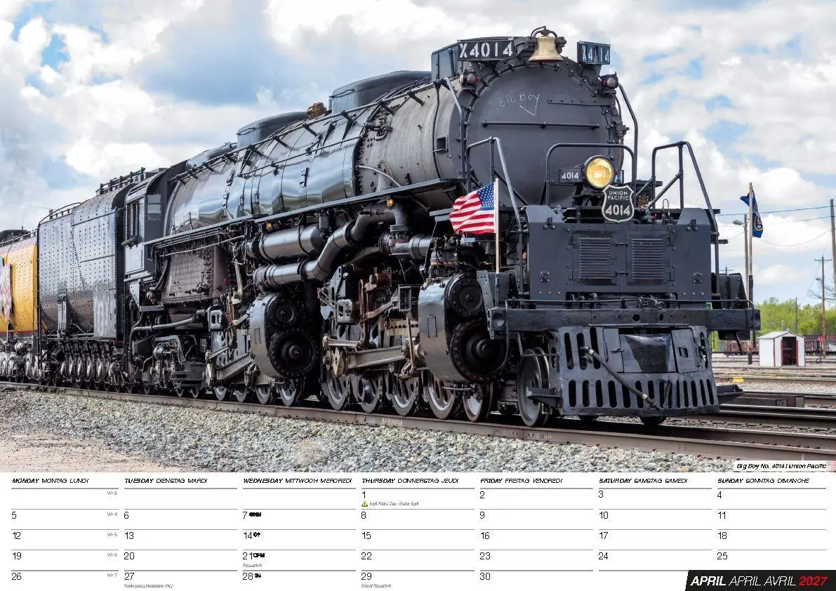 Bild: 9798893614022 | Eisenbahn Kalender 2027 - Der Eisenbahnkalender | Blaustein | Kalender