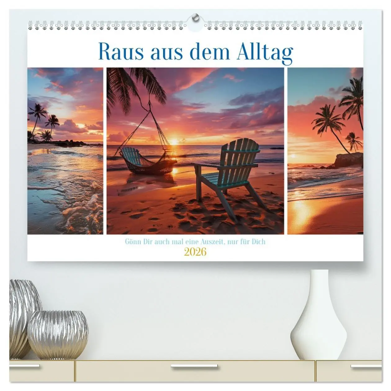 Cover: 9783457514122 | Raus aus dem Alltag (hochwertiger Premium Wandkalender 2026 DIN A2...