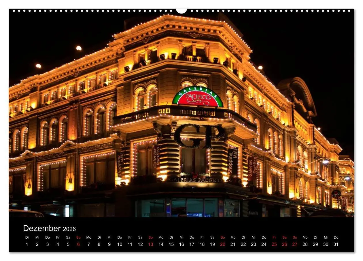 Bild: 9783516084122 | Buenos Aires (hochwertiger Premium Wandkalender 2026 DIN A2 quer),...