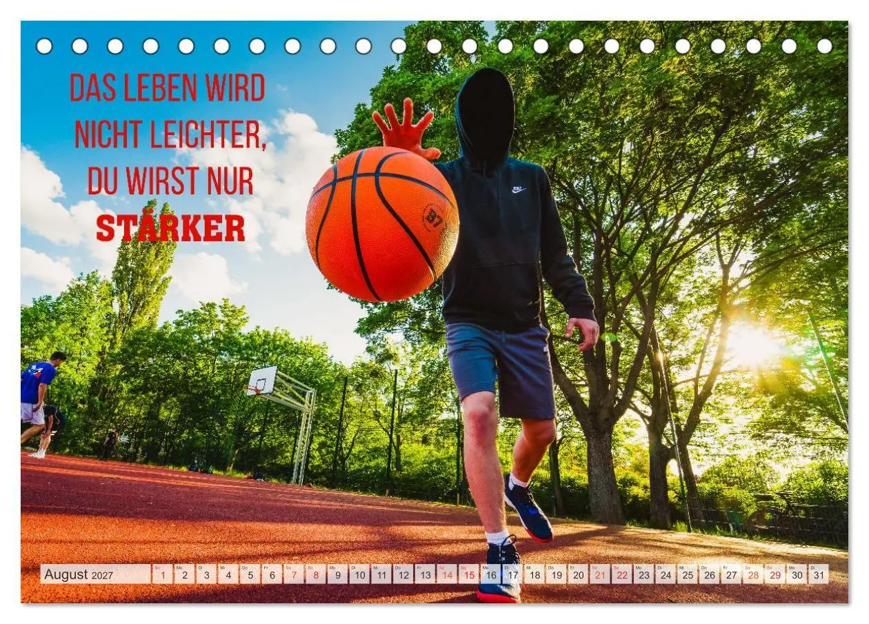 Bild: 9783569554122 | Positive Sprüche - Motivation und Basketball (Tischkalender 2027...