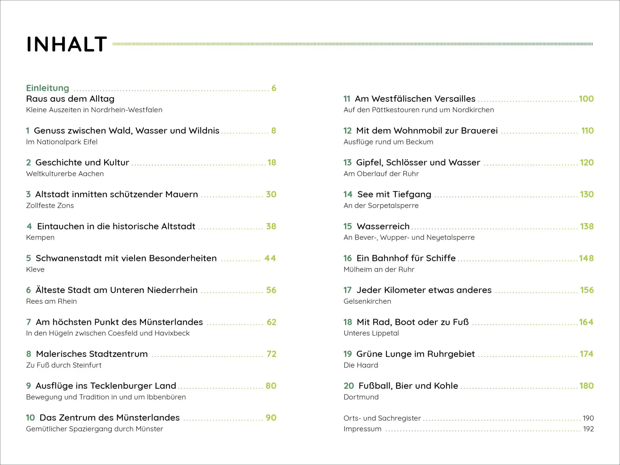 Bild: 9783734334122 | Kleine Auszeiten in NRW | Wochenend &amp; Wohnmobil | Kröll (u. a.) | Buch