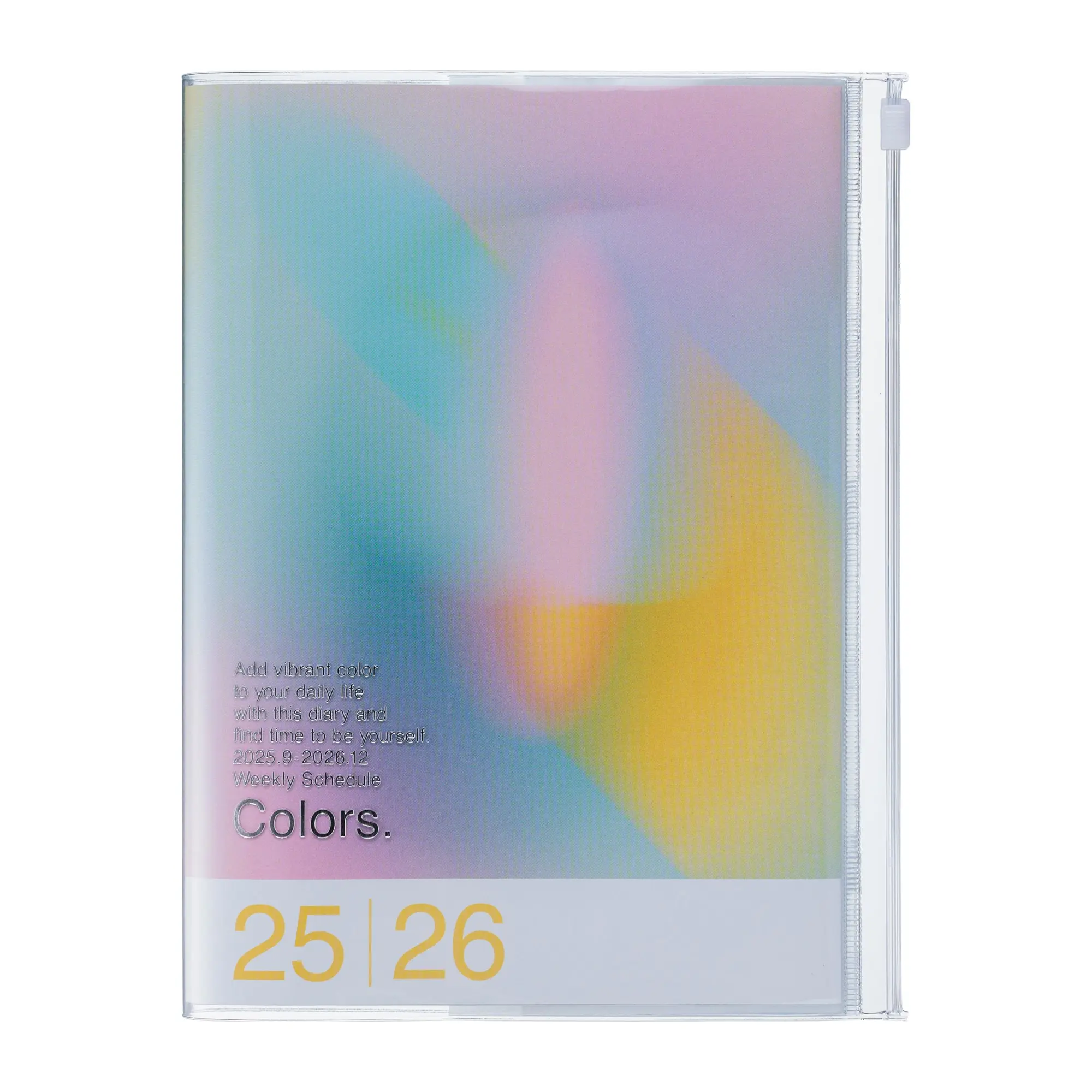 Cover: 4550045144222 | MARK'S 2025/26 Taschenkalender, A5 Gradient // Pink | MARK'S Inc.