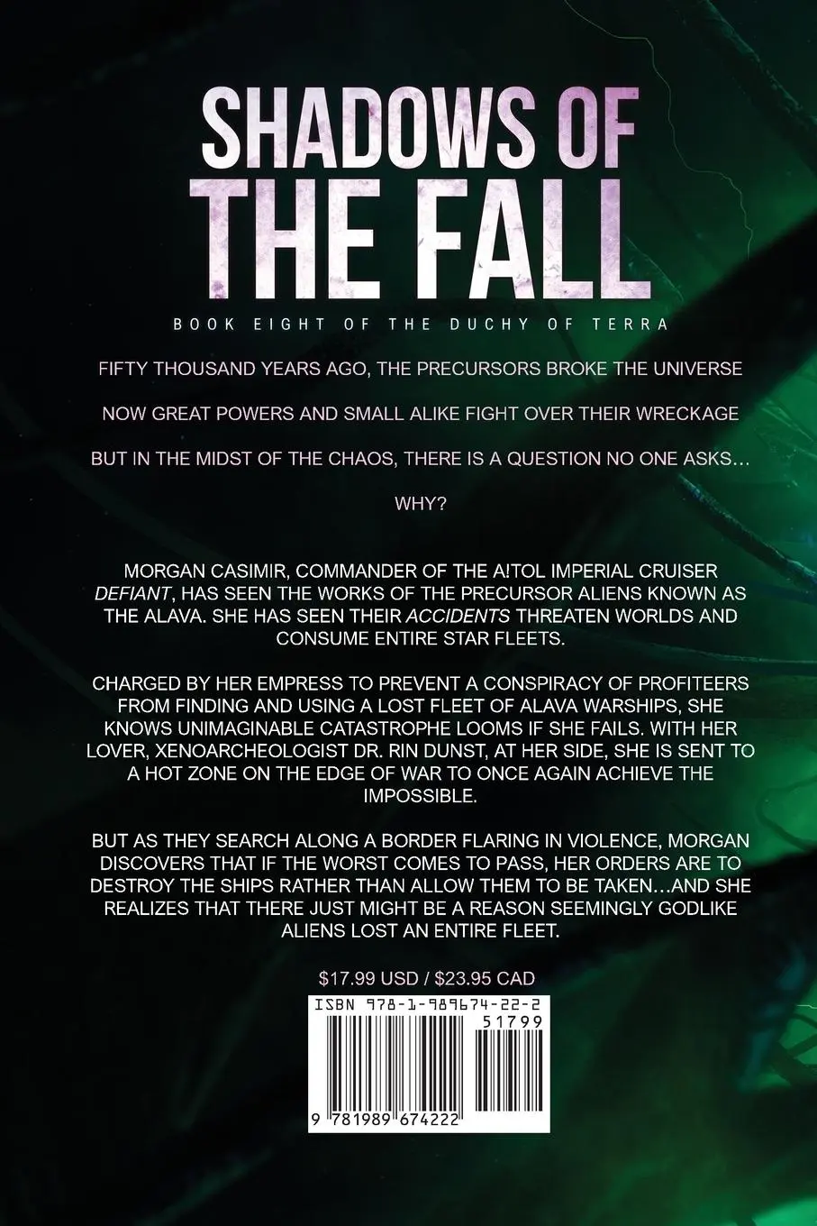 Rückseite: 9781989674222 | Shadows of the Fall | Glynn Stewart | Taschenbuch | Englisch | 2020
