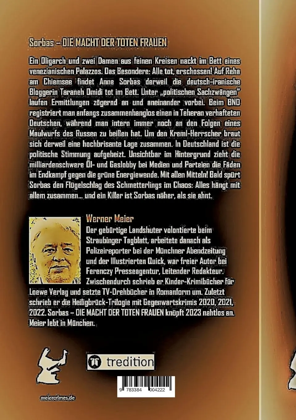 Rückseite: 9783384004222 | DIE MACHT DER TOTEN FRAUEN | Werner Meier | Taschenbuch | 336 S.