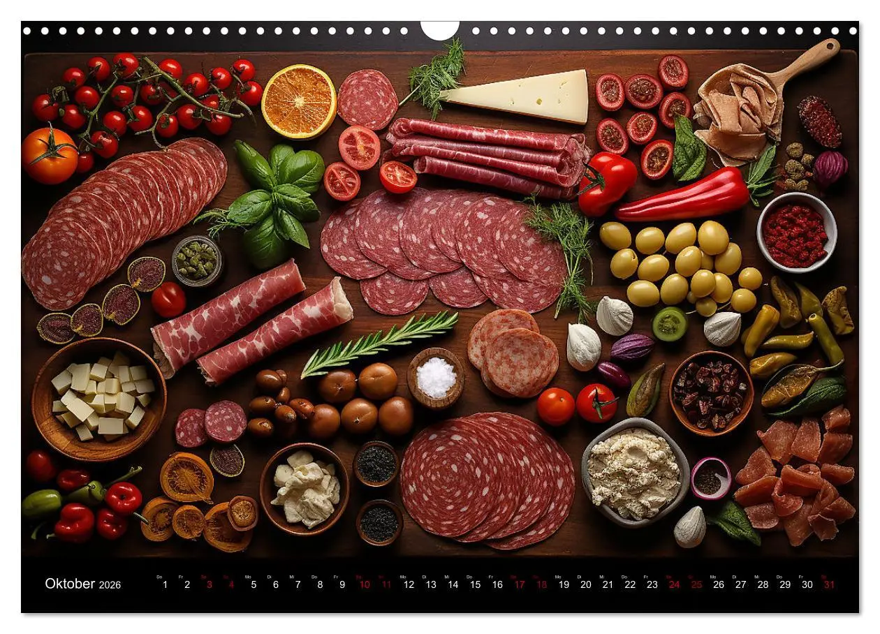 Bild: 9783457504222 | Lecker Ordnung (Wandkalender 2026 DIN A3 quer), CALVENDO...