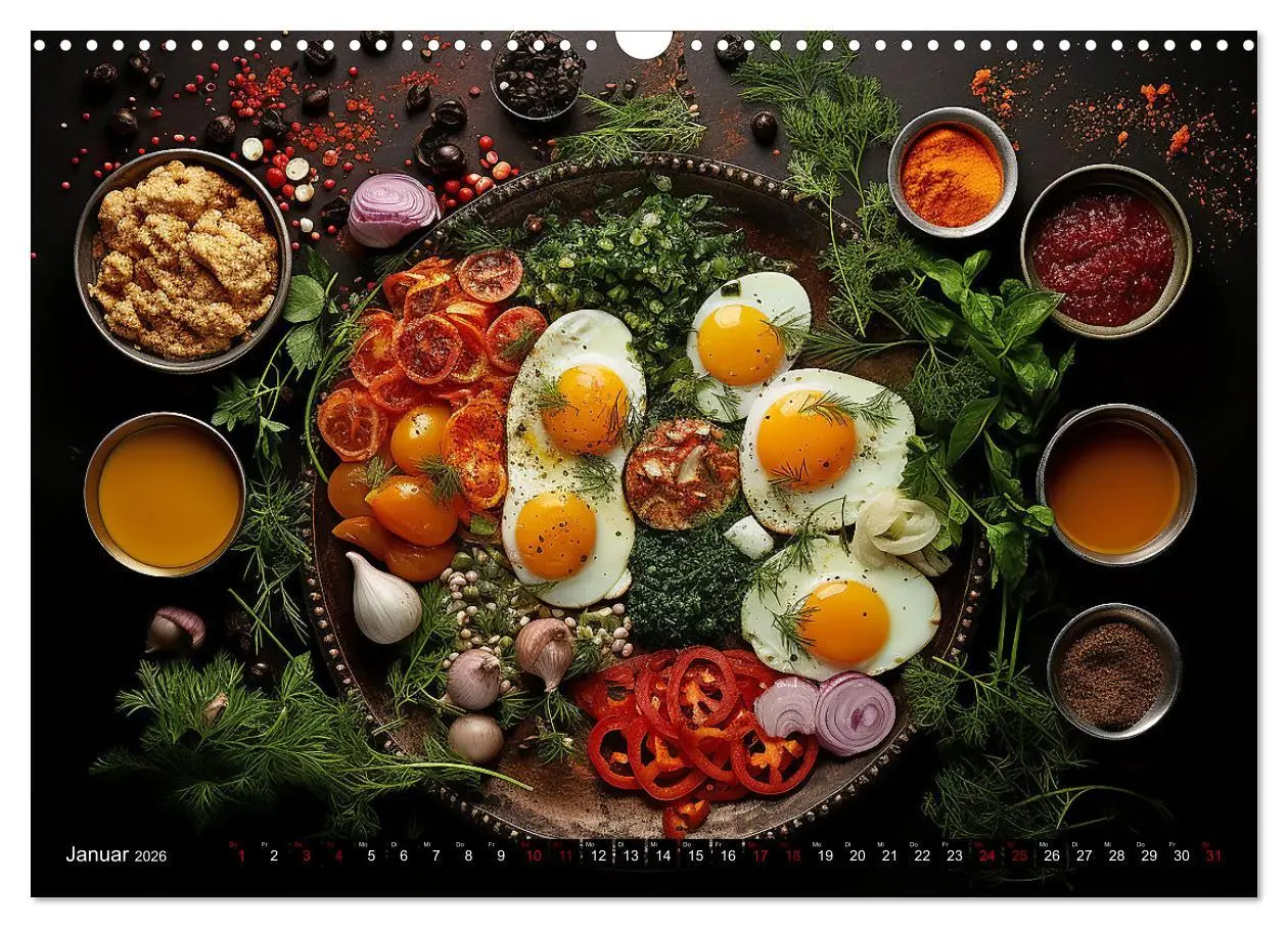 Bild: 9783457504222 | Lecker Ordnung (Wandkalender 2026 DIN A3 quer), CALVENDO...
