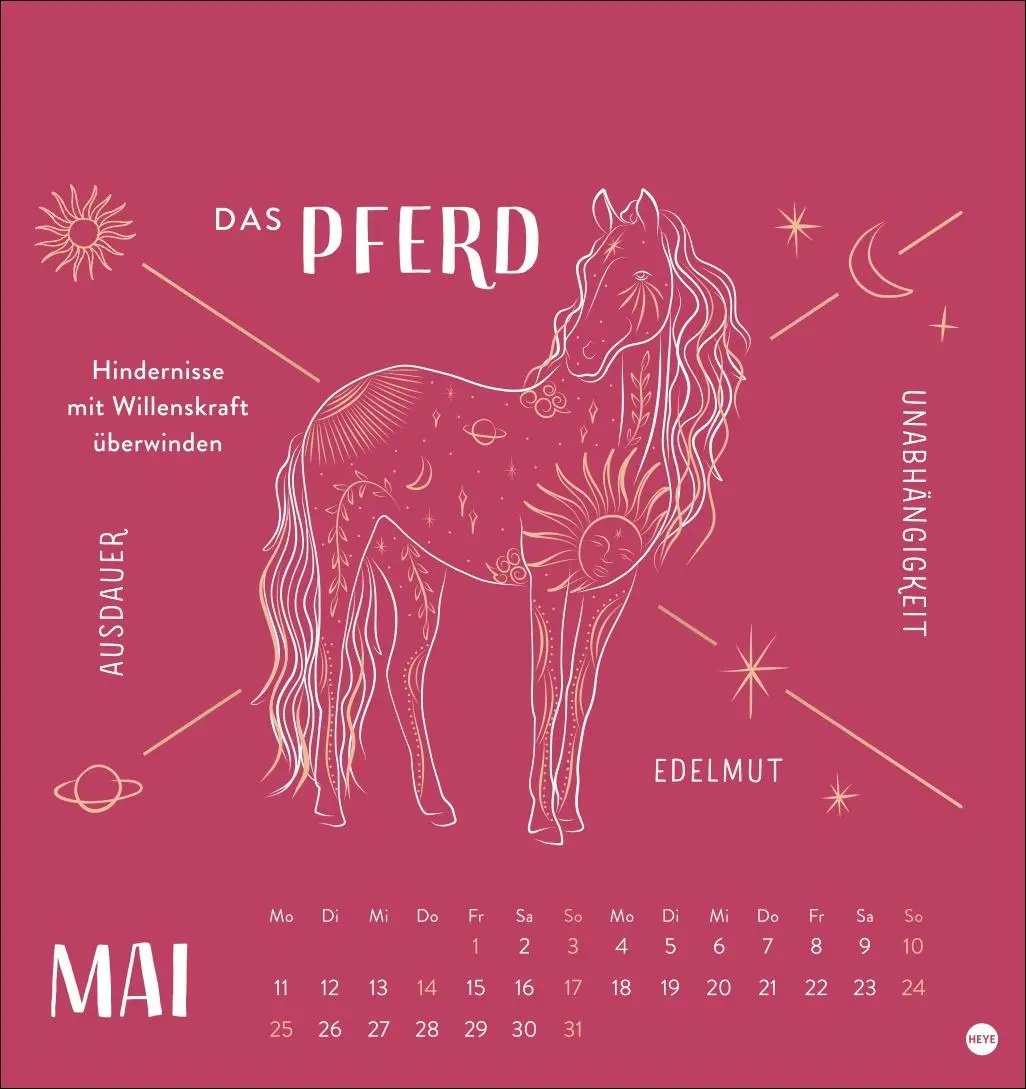 Bild: 9783756414222 | Krafttiere Postkartenkalender 2026 | Kalender | 13 S. | Deutsch | 2026