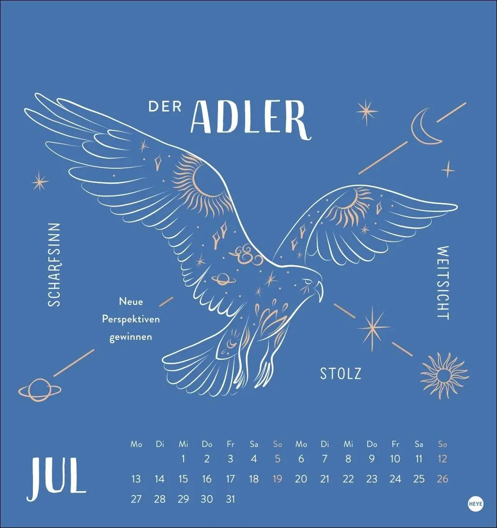 Bild: 9783756414222 | Krafttiere Postkartenkalender 2026 | Kalender | 13 S. | Deutsch | 2026