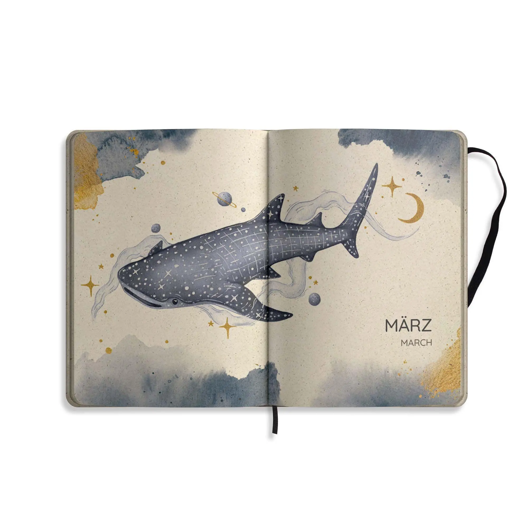 Bild: 4260626414322 | matabooks - A5 Kalender Samaya 2027 Farbe: Cosmic Blue (DE/EN) | Buch