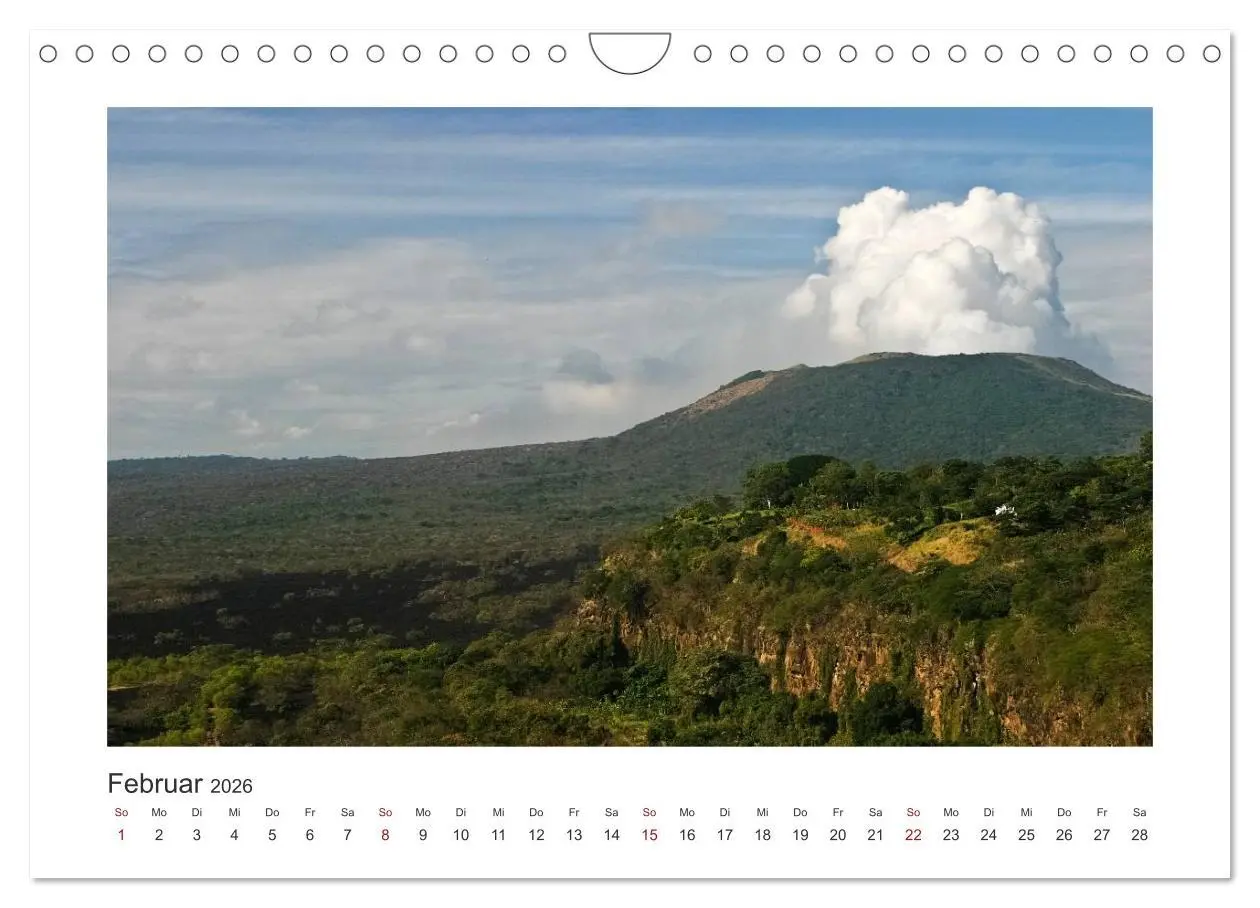 Bild: 9783516064322 | Nicaragua - Land der Vulkane (Wandkalender 2026 DIN A4 quer),...