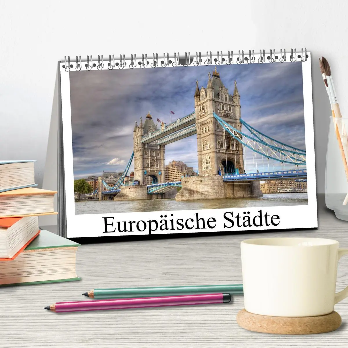 Bild: 9783516134322 | Europäische Städte (Tischkalender 2026 DIN A5 quer), CALVENDO...