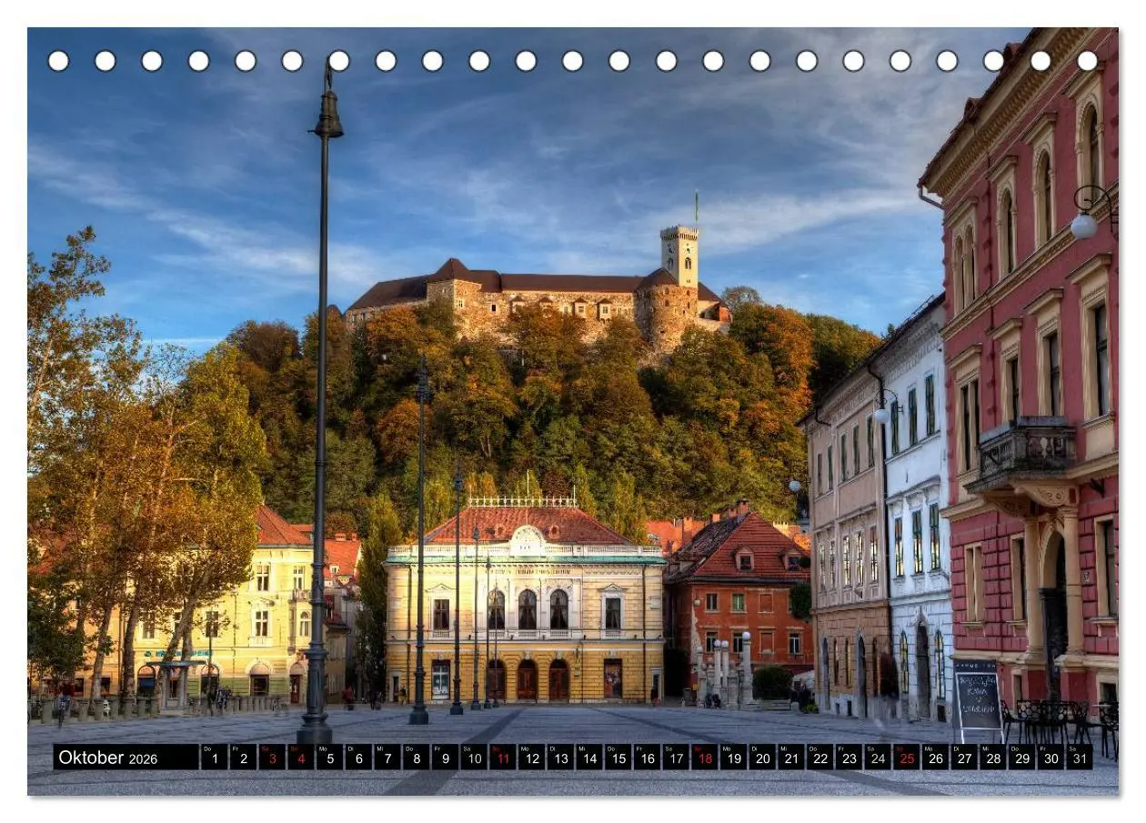 Bild: 9783516134322 | Europäische Städte (Tischkalender 2026 DIN A5 quer), CALVENDO...