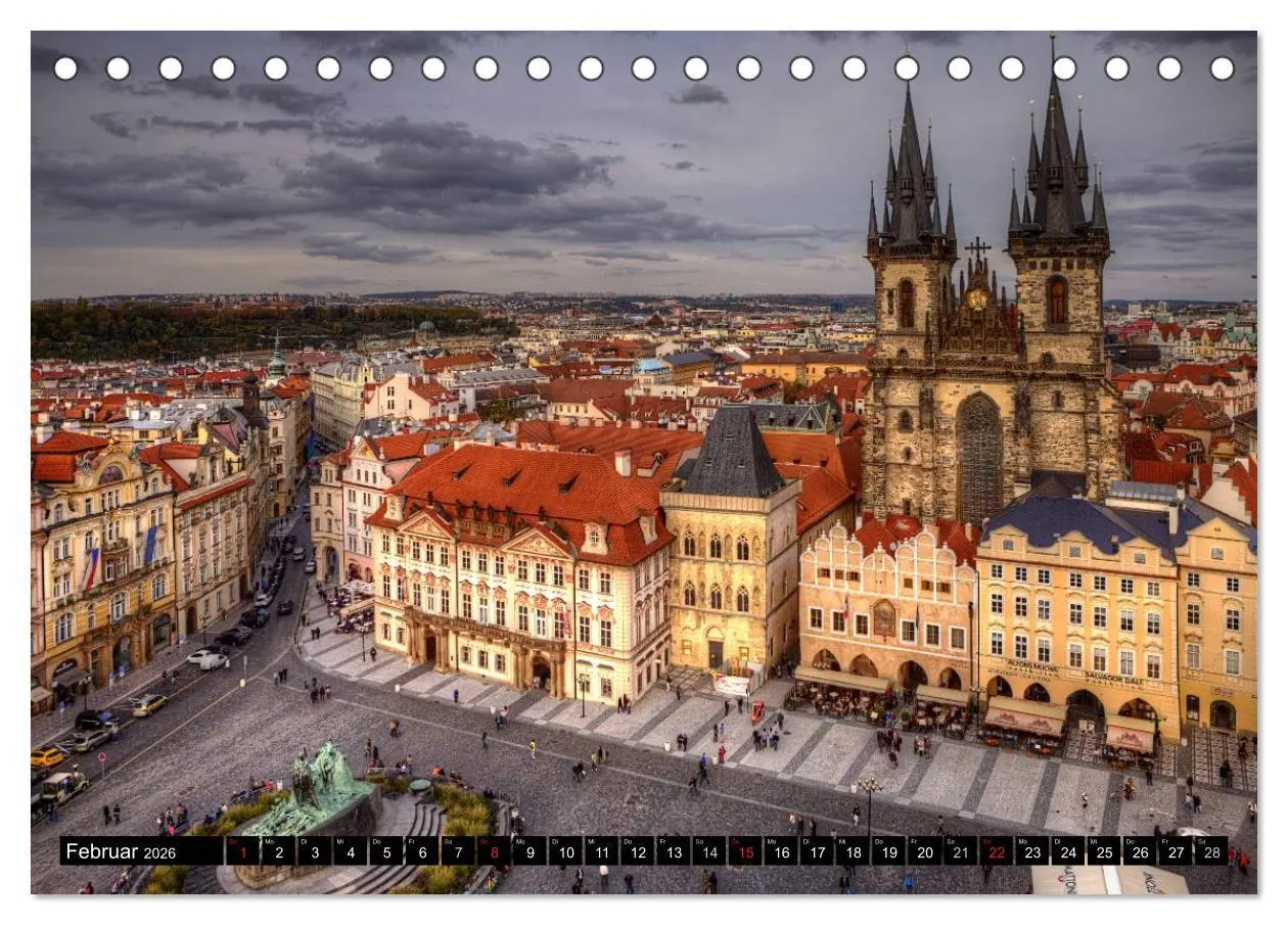 Bild: 9783516134322 | Europäische Städte (Tischkalender 2026 DIN A5 quer), CALVENDO...