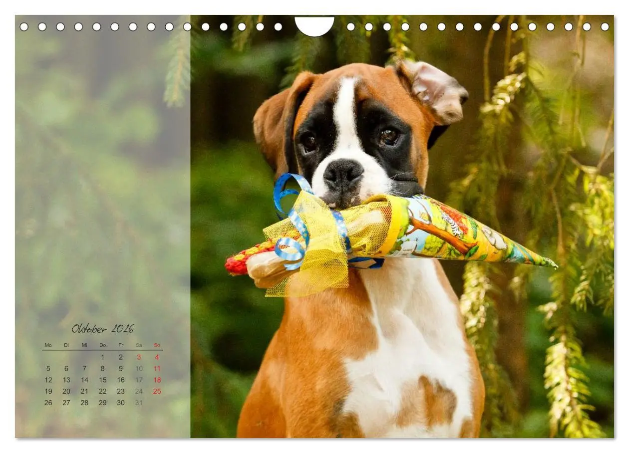 Bild: 9783516204322 | Deutscher Boxer 2026 (Wandkalender 2026 DIN A4 quer), CALVENDO...
