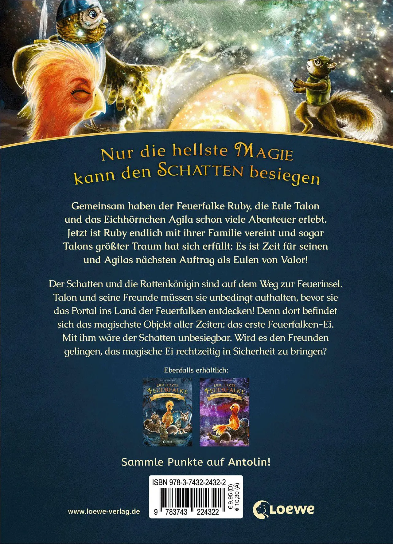 Bild: 9783743224322 | Der letzte Feuerfalke und das magische Ei (Band 13) | Katrina Charman