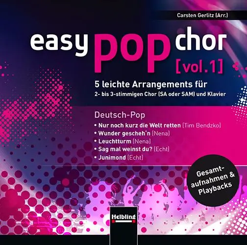 Cover: 9783990354322 | easy pop chor [vol. 1] - CD | Audio-CD | Jewelcase | CD | Deutsch