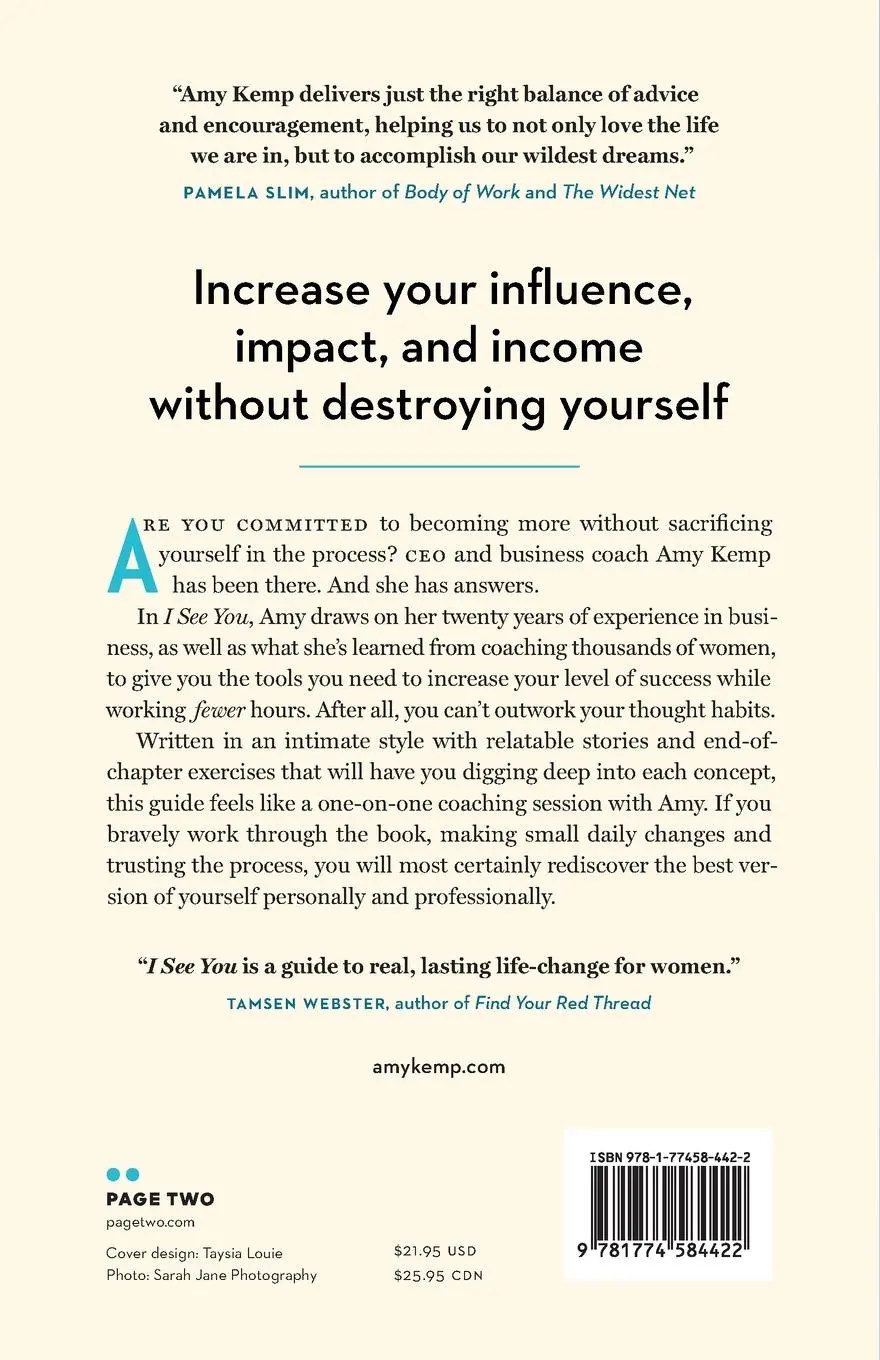 Rückseite: 9781774584422 | I See You | Amy Kemp | Taschenbuch | Englisch | 2024 | Page Two Press