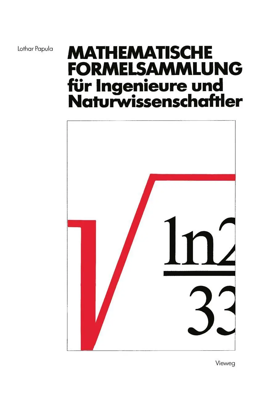 Cover: 9783528244422 | Mathematische Formelsammlung | Lothar Papula | Taschenbuch | Deutsch