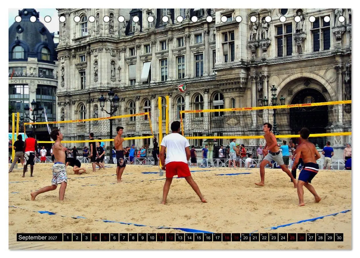 Bild: 9783569834422 | Volleyball Action (Tischkalender 2027 DIN A5 quer), CALVENDO...