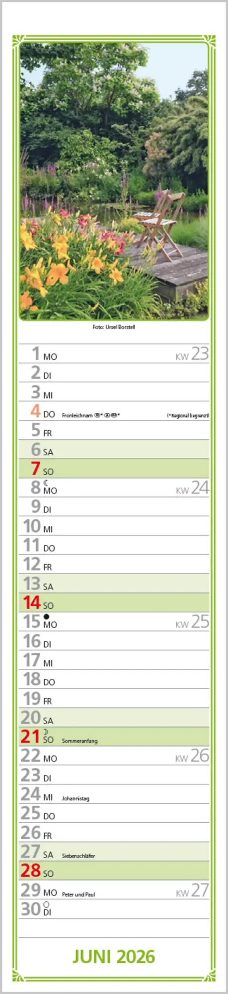 Bild: 9783731884422 | Rudis Gartenplaner 2026 | Langplaner | Verlag Korsch | Kalender | 2026