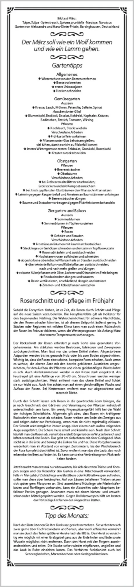 Bild: 9783731884422 | Rudis Gartenplaner 2026 | Langplaner | Verlag Korsch | Kalender | 2026