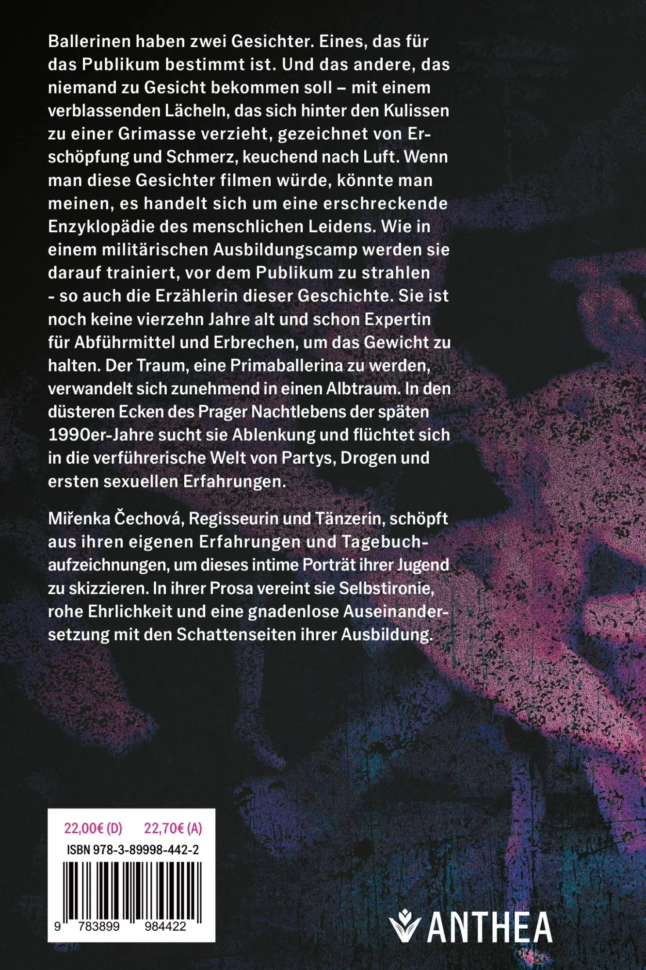 Rückseite: 9783899984422 | Tote Schwäne tanzen nicht | Roman | Mirenka Cechová | Buch | 252 S.