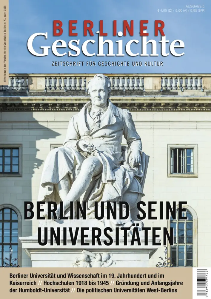 Cover: 9783944594422 | Berlin und seine Universitäten | V. | Broschüre | 50 S. | Deutsch