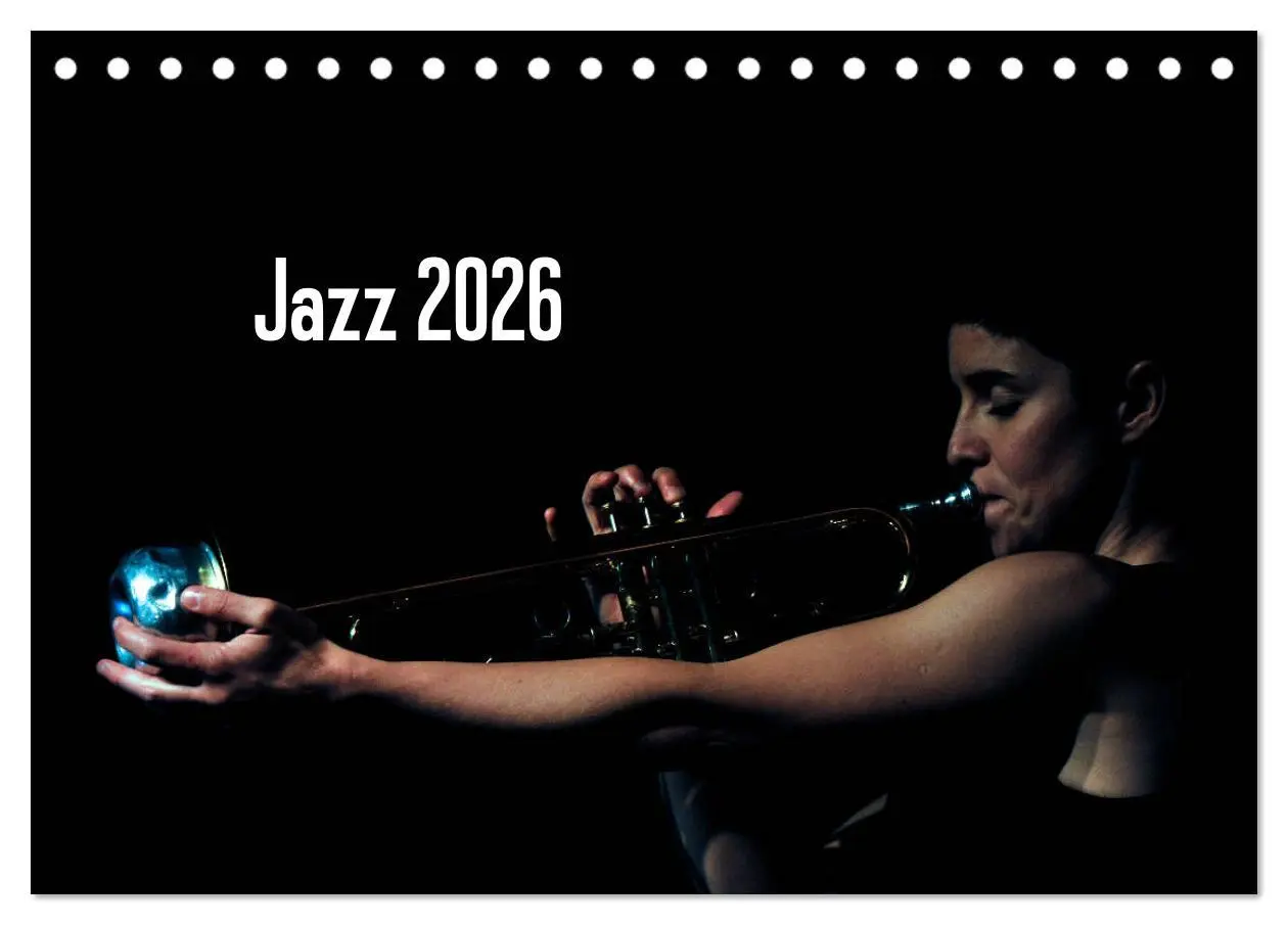 Cover: 9783457884522 | Jazz 2026 (Tischkalender 2026 DIN A5 quer), CALVENDO Monatskalender