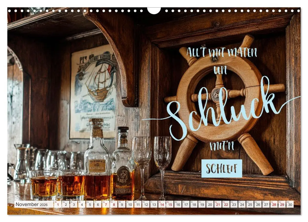 Bild: 9783516594522 | Meerblick und Plattschnack (Wandkalender 2026 DIN A3 quer),...